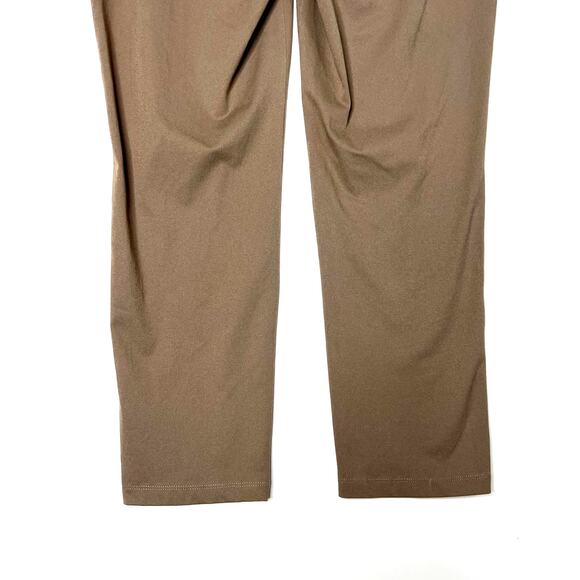 Travelers Collection Crepe Pants Ankle Pull On Tan Beige Womens 2 Large - Picture 7 of 12